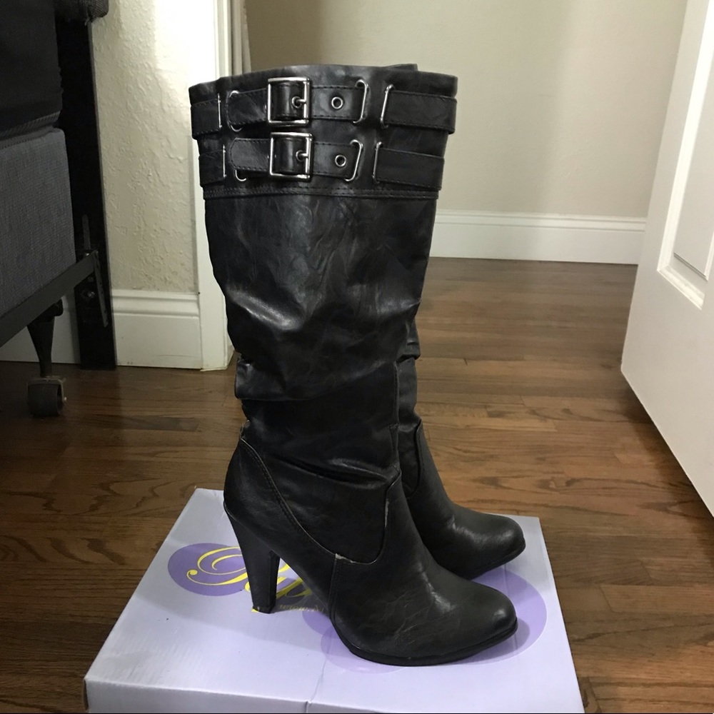 Black boots